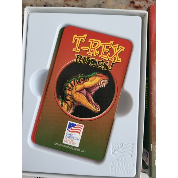T-rex Rules! Card game basically 'Go Fish' with Dinosaurs, kids, matching cards - Picture 3 of 9